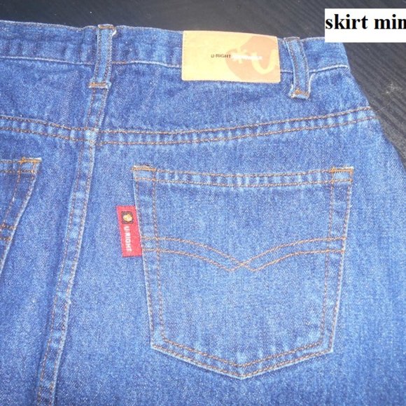 ladys jean skirt - Picture 4 of 11